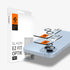 AGL07163 - iPhone 15 Pro / 15 Pro Max Optik Pro Lens Protector in natural titanium showing the device
